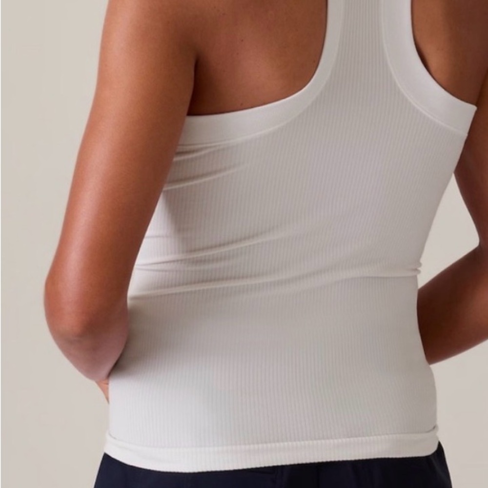 Athleta Magenta Racerback Ribbed Tank - Picture 4 of 5